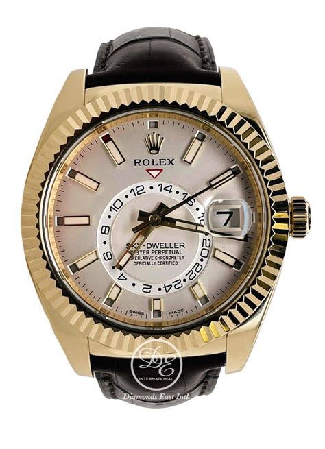 rolex sky dweller 326138|rolex sky dweller diamond bezel.